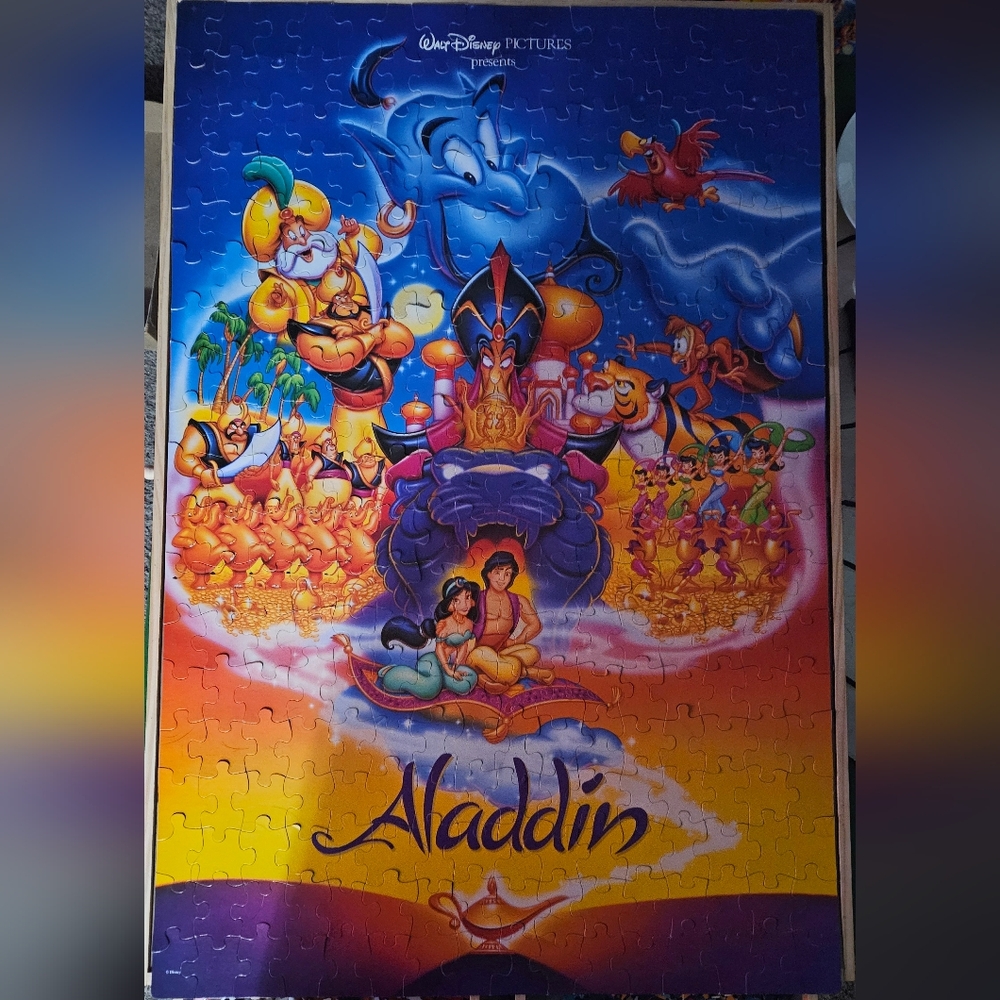 Vintage Disney Aladdin 300 Piece Puzzle